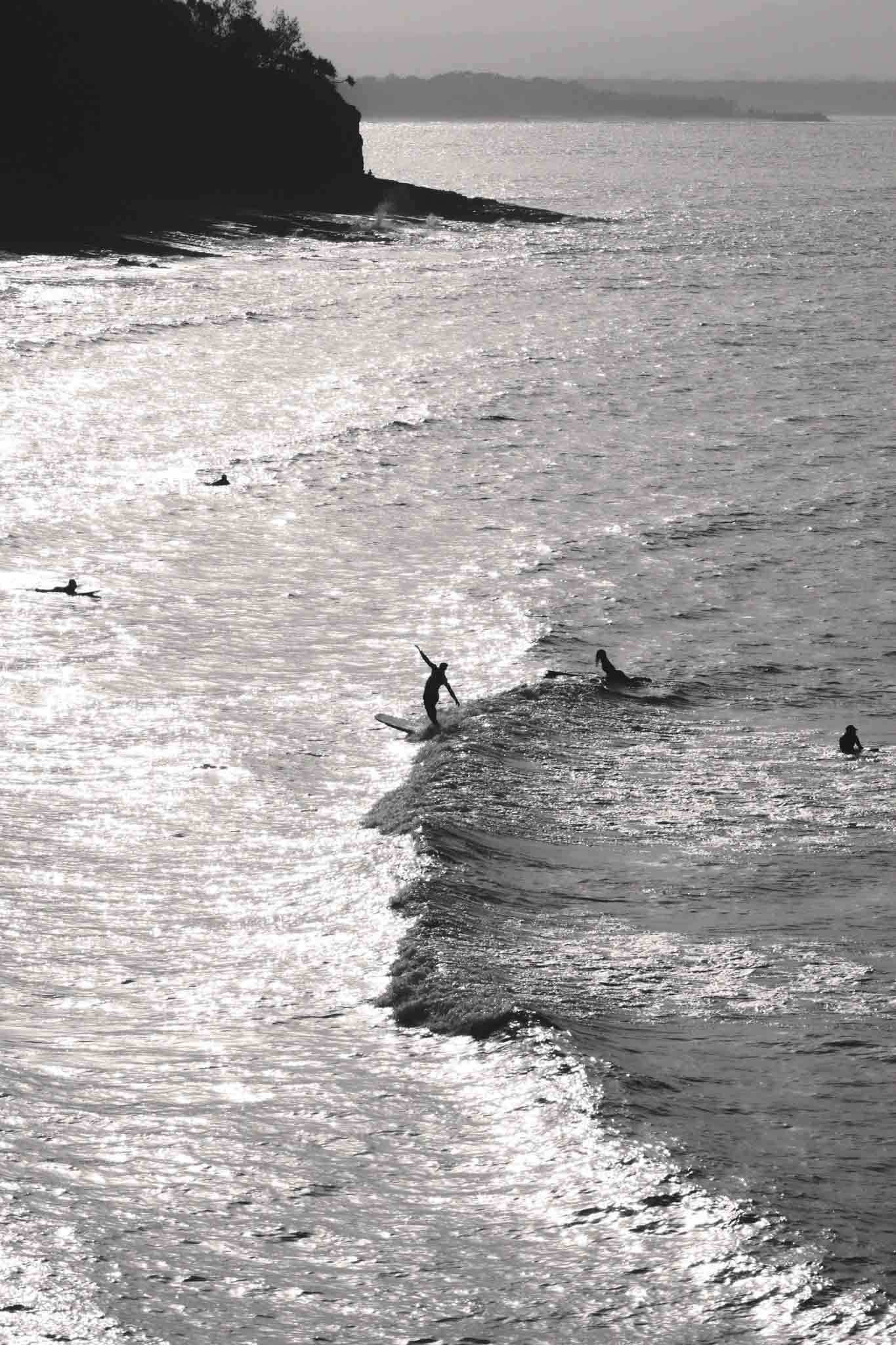 Surfers Wave